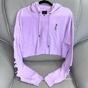 Zumiez Empyre Lilac Lavender Purple Cropped Hoodie